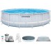 INTEX Bazénový set Chevron Prism Frame Premium 488x122 cm 26746NP
